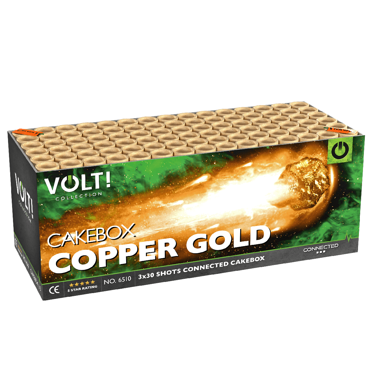 Copper-Gold-vuurwerk