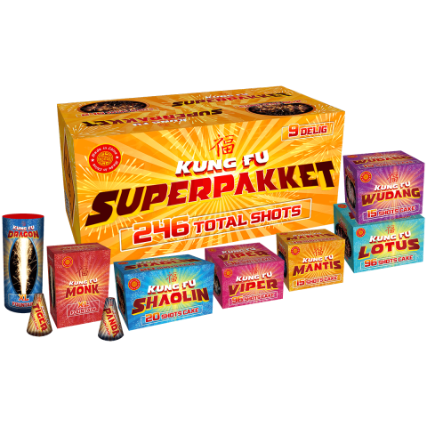 Kung-Fu-Superpakket-vuurwerk
